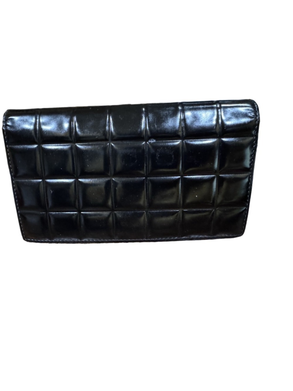 Chanel Chocolate Bar Patent Leather Wallet & COA, Dust Bag - Picture 3 of 10